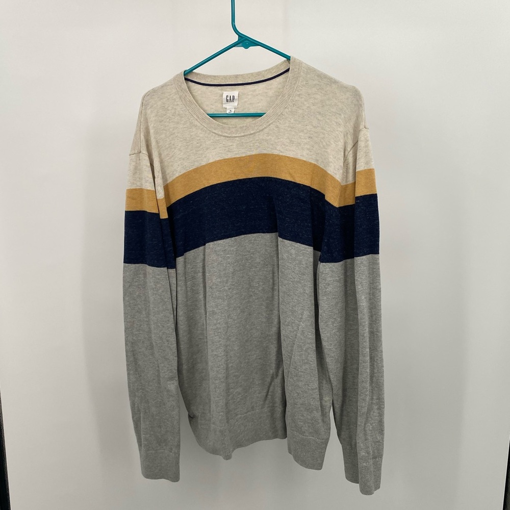 Gap striped sweater size extra large